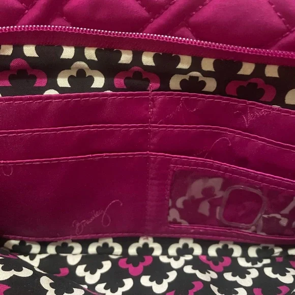 Vera Bradley Fuchsia Quilted Crossbody Bag - Picture 3 of 7